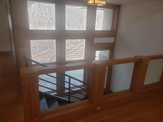 interior details featuring wood finished floors