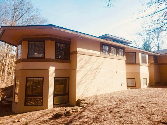 view of property exterior featuring stucco siding