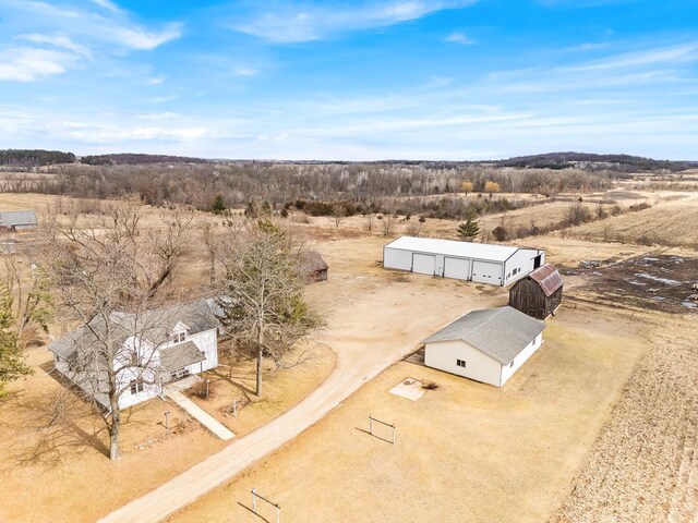 N402 24th Ave, Neshkoro, WI 54960 - aerial view with a rural view