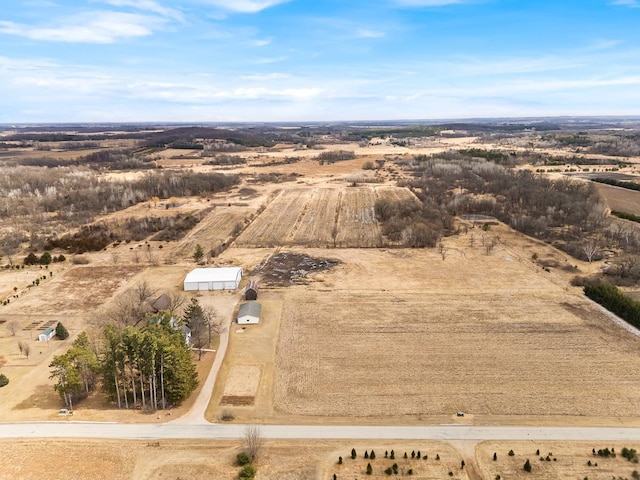 N402 24th Ave, Neshkoro, WI 54960 - drone / aerial view with a rural view