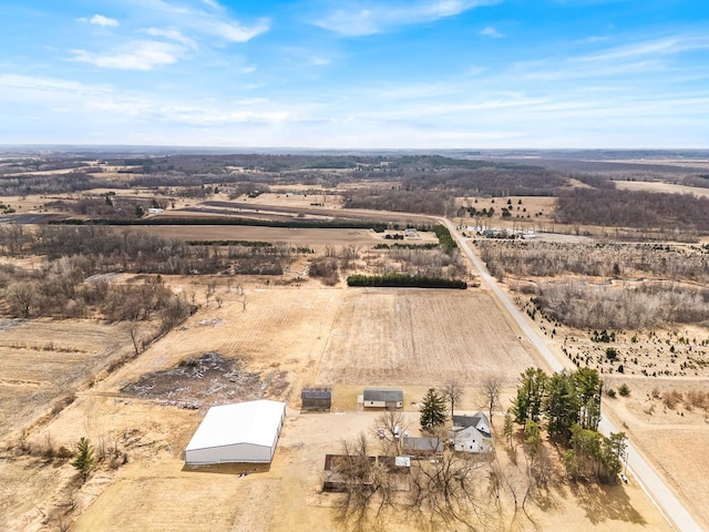 N402 24th Ave, Neshkoro, WI 54960 - bird's eye view featuring a rural view