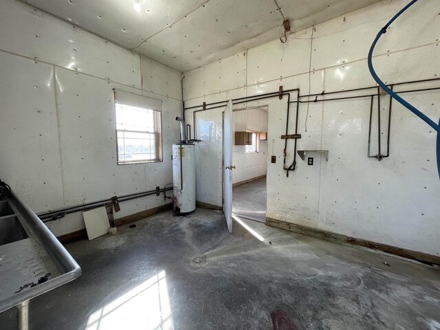 N402 24th Ave, Neshkoro, WI 54960 - garage featuring gas water heater