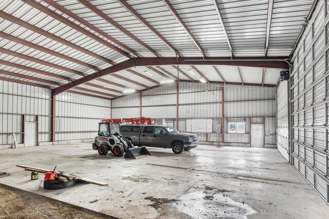 N402 24th Ave, Neshkoro, WI 54960 - garage with metal wall