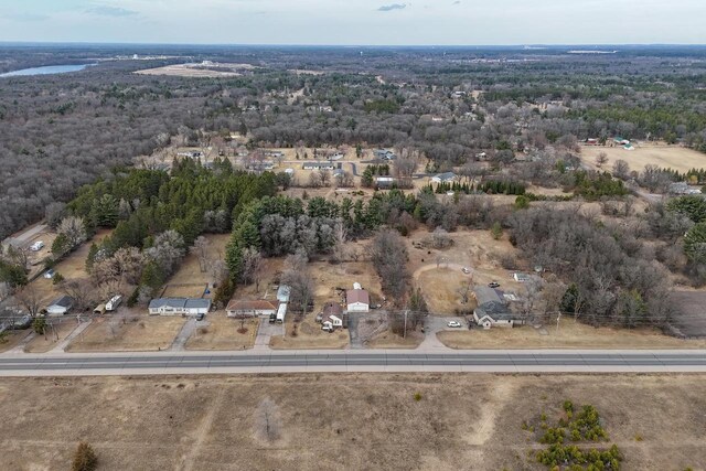 523 State Highway 73, Nekoosa, WI 54457 - bird's eye view with a wooded view