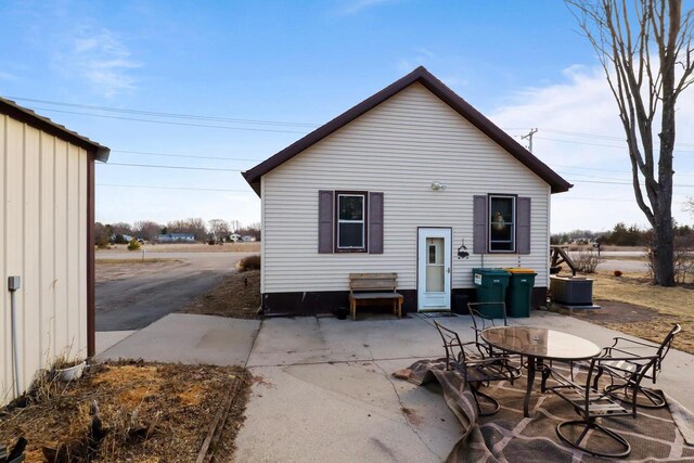 523 State Highway 73, Nekoosa, WI 54457 - rear view of property with a patio
