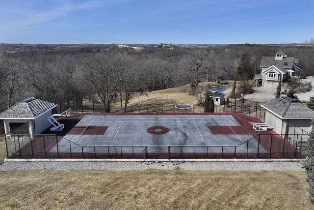 2842 Moelter Dr, Lake Geneva, WI 53147 - bird's eye view with a view of trees
