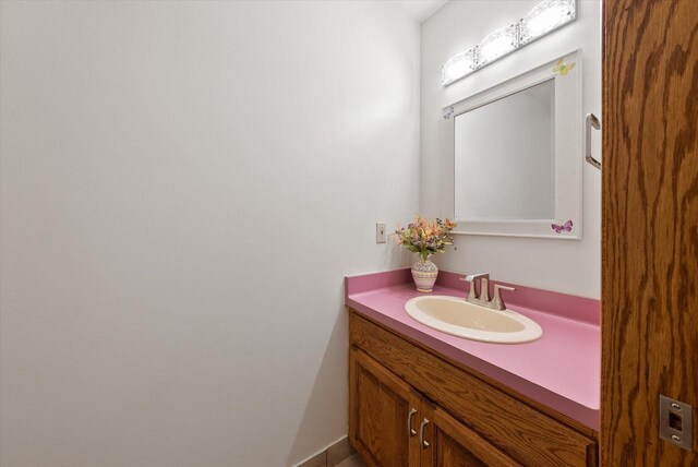 37 E Shore Dr, Random Lake, WI 53075 - bathroom with vanity