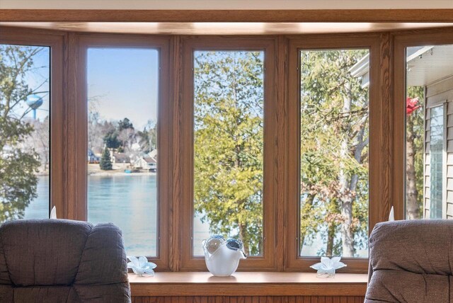 37 E Shore Dr, Random Lake, WI 53075 - interior space featuring a wealth of natural light