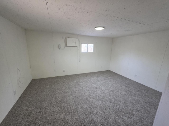 basement with carpet