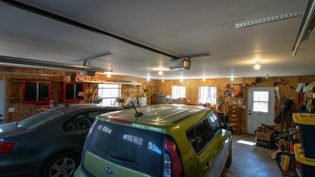 204629 Lake Dr, Rosholt, WI 54473 - garage with a garage door opener