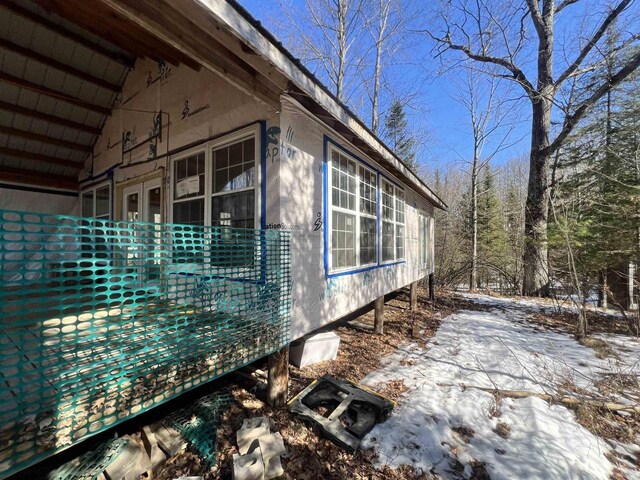 W8204 Kafka Rd, Wausaukee, WI 54159 - view of property exterior with stucco siding