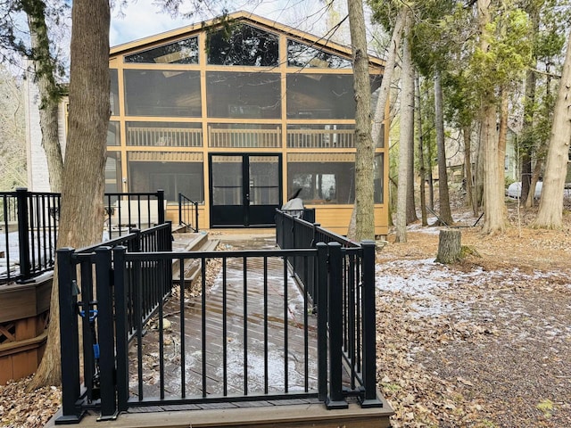 view of back of property