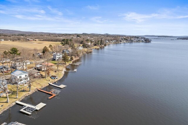 E13609 Idlewild Rd, Merrimac, WI 53561 - drone / aerial view featuring a water view