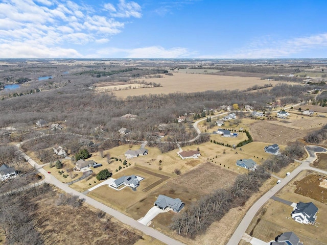 3814 W Fieldwood Dr, Janesville, WI 53545 - bird's eye view with a rural view