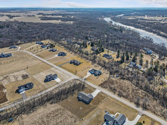 3814 W Fieldwood Dr, Janesville, WI 53545 - birds eye view of property featuring a rural view