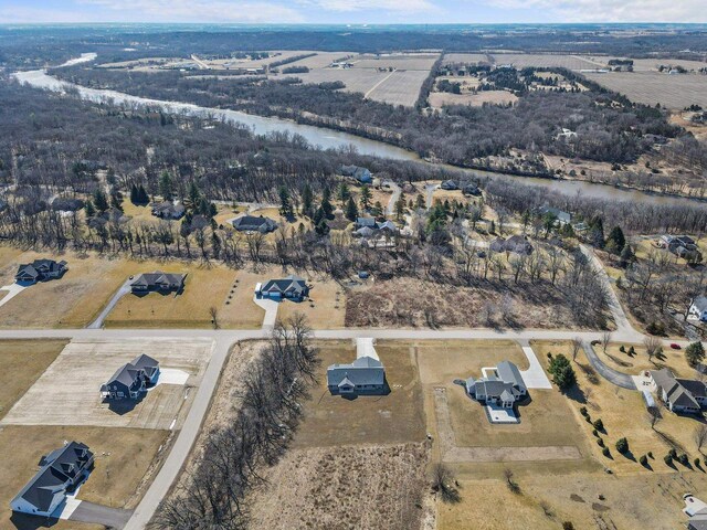 3814 W Fieldwood Dr, Janesville, WI 53545 - drone / aerial view with a water view