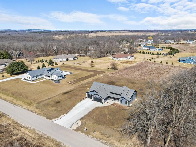 3814 W Fieldwood Dr, Janesville, WI 53545 - bird's eye view featuring a rural view