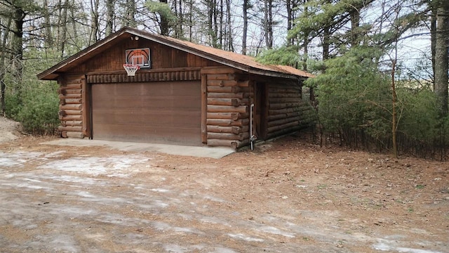 N4774 11th Dr, Montello, WI 53949 - view of detached garage