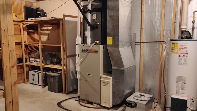 N4774 11th Dr, Montello, WI 53949 - utilities with water heater and heating unit