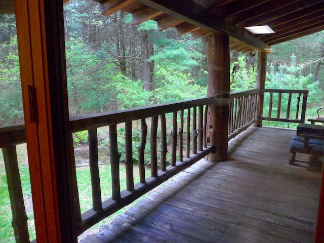N4774 11th Dr, Montello, WI 53949 - view of deck