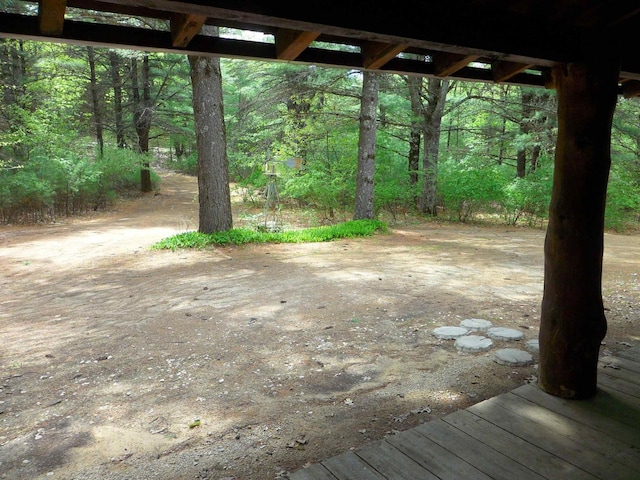 N4774 11th Dr, Montello, WI 53949 - view of yard featuring a wooded view