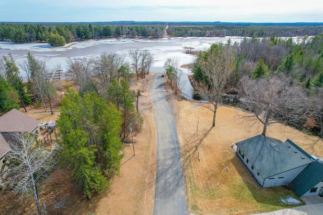 N7957 15th Ave, New Lisbon, WI 53950 - drone / aerial view featuring a view of trees
