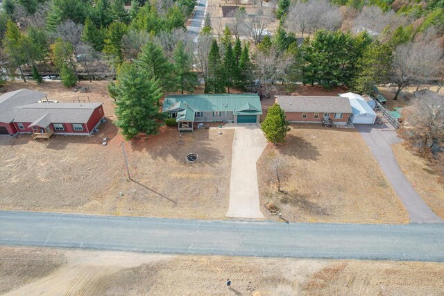 N7957 15th Ave, New Lisbon, WI 53950 - birds eye view of property