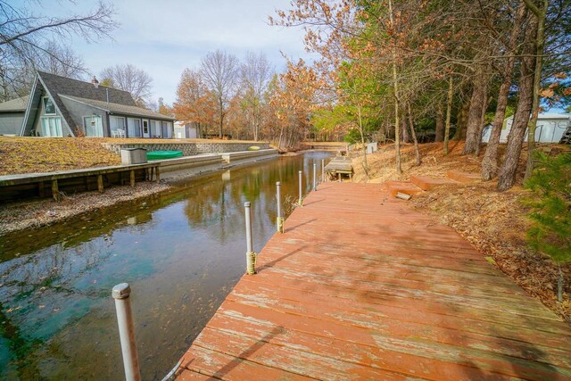 N7957 15th Ave, New Lisbon, WI 53950 - view of dock featuring a water view