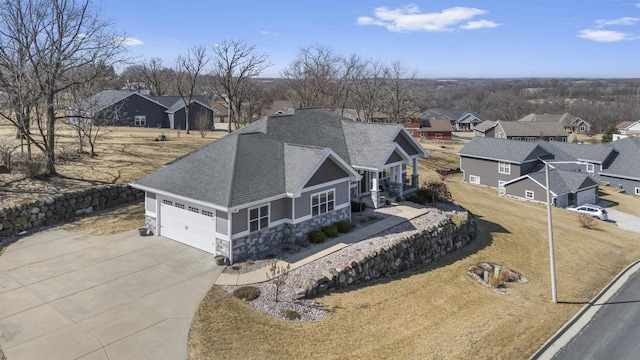 301 Church St, Barneveld, WI 53507 - bird's eye view featuring a residential view