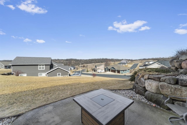 301 Church St, Barneveld, WI 53507 - view of patio with a residential view