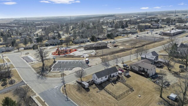 301 Church St, Barneveld, WI 53507 - birds eye view of property featuring a residential view