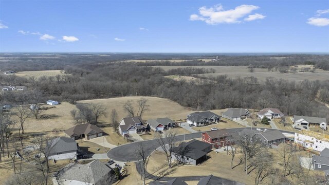 301 Church St, Barneveld, WI 53507 - birds eye view of property featuring a residential view