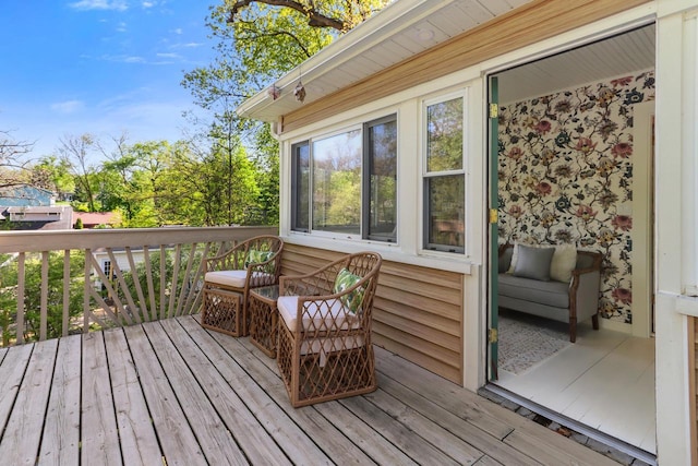 44 Oakwood St, Williams Bay, WI 53191 - view of deck