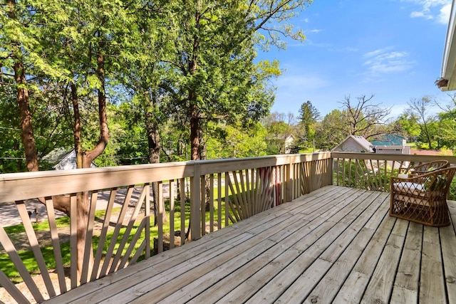 44 Oakwood St, Williams Bay, WI 53191 - view of deck