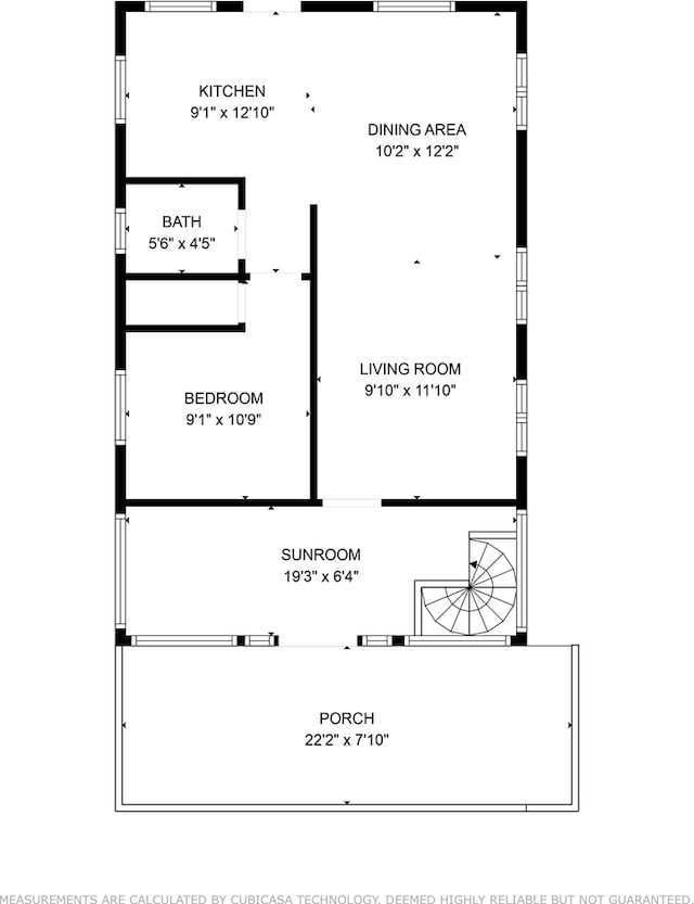 44 Oakwood St, Williams Bay, WI 53191 - room layout