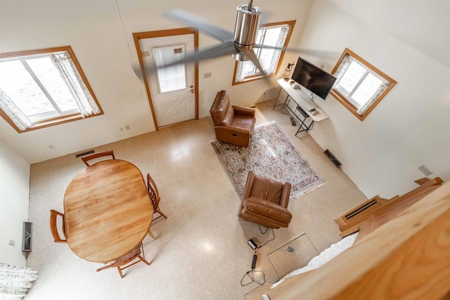 1735 W 19th Ave, Arkdale, WI 54613 - living room featuring visible vents