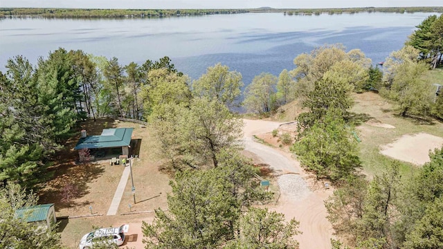 1735 W 19th Ave, Arkdale, WI 54613 - drone / aerial view with a water view