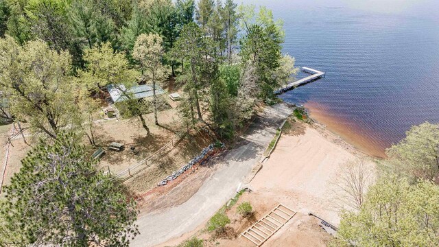1735 W 19th Ave, Arkdale, WI 54613 - aerial view featuring a water view