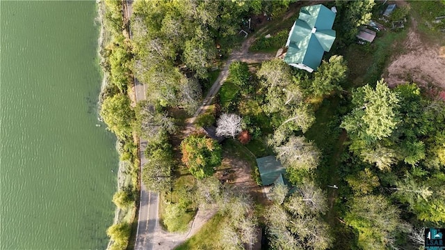 9293 N County Hwy E, Hayward, WI 54843 - aerial view with a water view