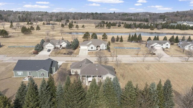 drone / aerial view featuring a residential view