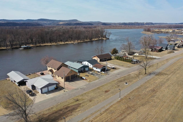 1300 Jack Oak Rd, Cassville, WI 53806 - aerial view featuring a water view