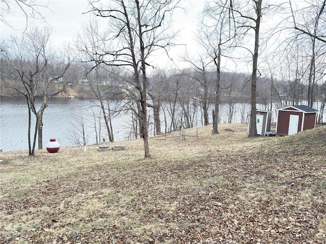 2897 Indian Mound Rd, Luck, WI 54853 - view of yard featuring a water view