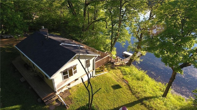 2897 Indian Mound Rd, Luck, WI 54853 - view from above of property