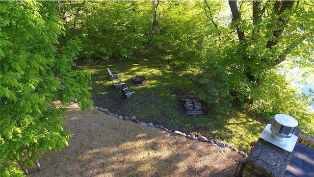 2897 Indian Mound Rd, Luck, WI 54853 - view of yard