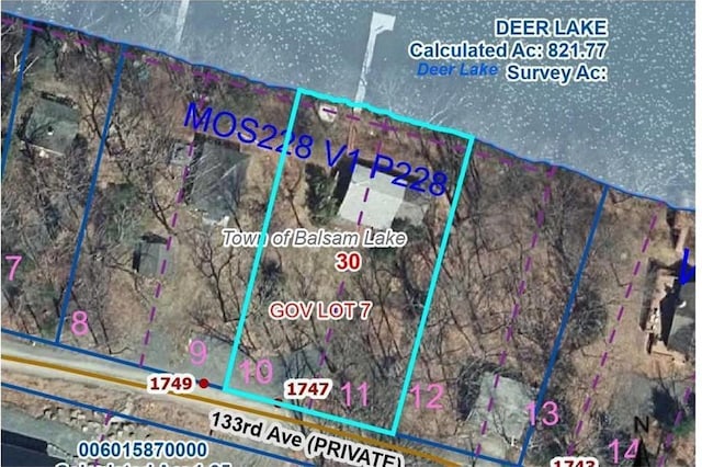 1741A S Deer Lake Cir, Saint Croix Falls, WI 54024 - map
