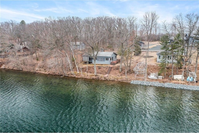 1741A S Deer Lake Cir, Saint Croix Falls, WI 54024 - view of water feature featuring stairs