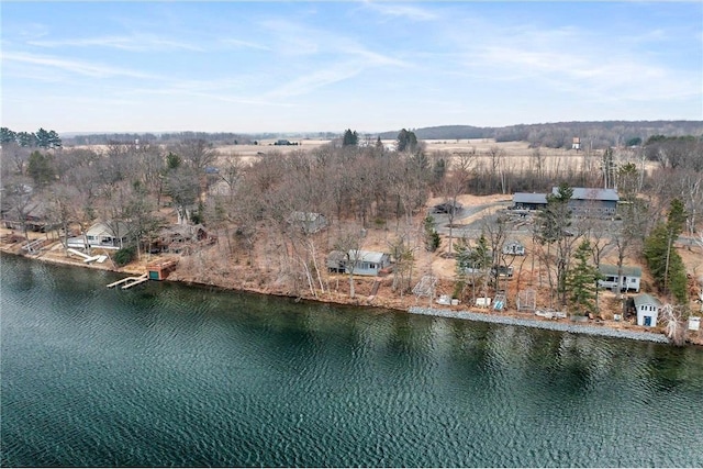 1741A S Deer Lake Cir, Saint Croix Falls, WI 54024 - drone / aerial view featuring a water view