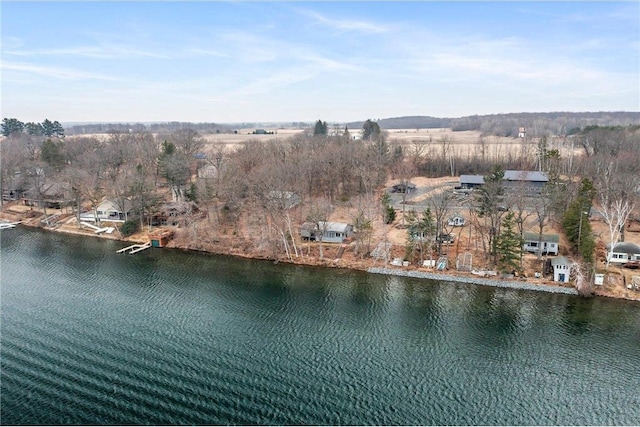 1741A S Deer Lake Cir, Saint Croix Falls, WI 54024 - drone / aerial view with a water view
