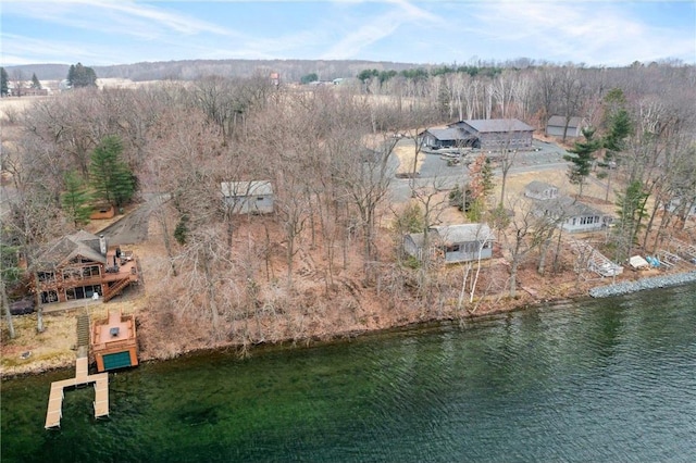 1741A S Deer Lake Cir, Saint Croix Falls, WI 54024 - aerial view featuring a water view