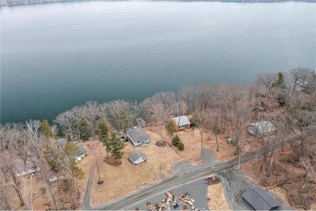 1741A S Deer Lake Cir, Saint Croix Falls, WI 54024 - aerial view with a water view